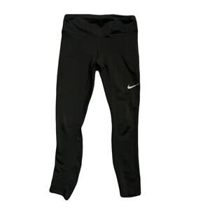 Nike Pro Black Leggings Y2K Athleisure Gym Girl BBL Seamless Workout Pants Small